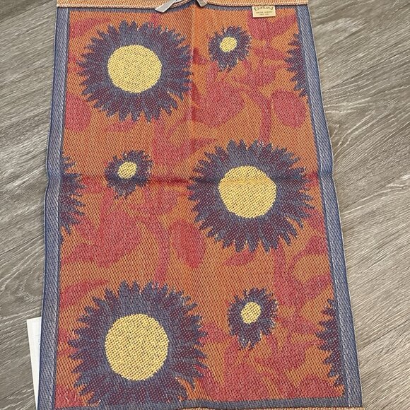 Ekelund 100% Cotton Hand Towel 14 x 20 Sunflower Rainbow Collection - Picture 3 of 3